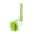 Silicone Pet Bath Brush | Shampoo Dispenser for Dogs & Cats