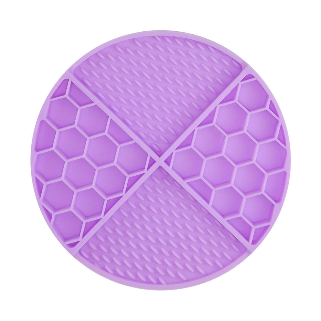 Silicone Slow Feeder Mat for Dogs & Cats, 61 Suction Cups Anti‑Slip Puzzle Feeding Mat, Dual‑Height Ridge Design for Wet & Dry Food