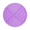 Silicone Slow Feeder Mat for Dogs & Cats, 61 Suction Cups Anti‑Slip Puzzle Feeding Mat, Dual‑Height Ridge Design for Wet & Dry Food