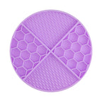 Silicone Slow Feeder Mat for Dogs & Cats, 61 Suction Cups Anti‑Slip Puzzle Feeding Mat, Dual‑Height Ridge Design for Wet & Dry Food