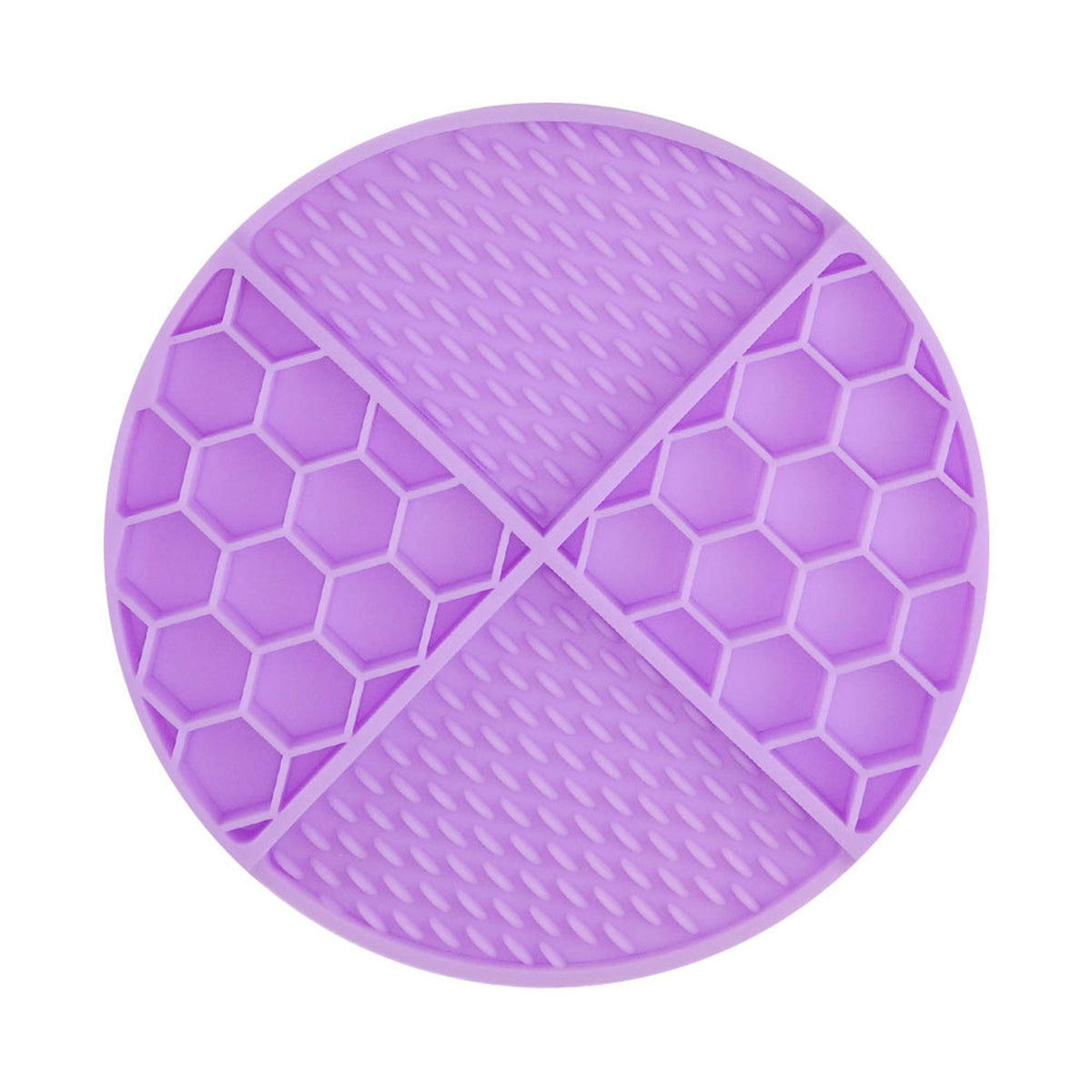 Silicone Slow Feeder Mat for Dogs & Cats, 61 Suction Cups Anti‑Slip Puzzle Feeding Mat, Dual‑Height Ridge Design for Wet & Dry Food