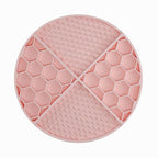 Silicone Slow Feeder Mat for Dogs & Cats, 61 Suction Cups Anti‑Slip Puzzle Feeding Mat, Dual‑Height Ridge Design for Wet & Dry Food