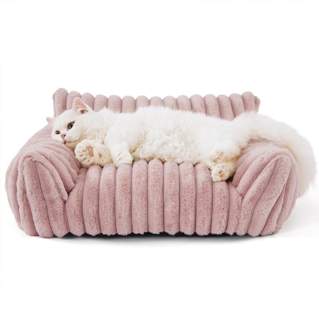 Luxury Removable Washable Mini Pet Sofa Couch, 3 Sizes Soft PP Cotton Sponge Dog Cat Bed