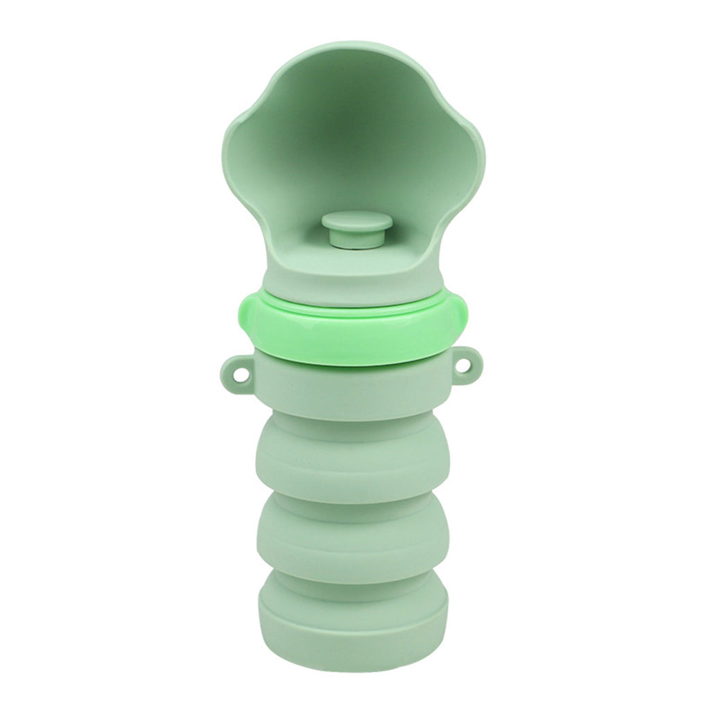 Collapsible Silicone Pet Travel Water Bottle | Portable Dog Water Dispenser for Walking Hiking Outdoor Trips