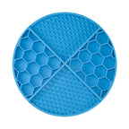 Silicone Slow Feeder Mat for Dogs & Cats, 61 Suction Cups Anti‑Slip Puzzle Feeding Mat, Dual‑Height Ridge Design for Wet & Dry Food