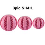 Watermelon‑Shaped TPR Treat Dispensing Ball, Interactive Chew Toy for Dogs & Cats, Slow Feeder Enrichment Toy, 3 Sizes Available