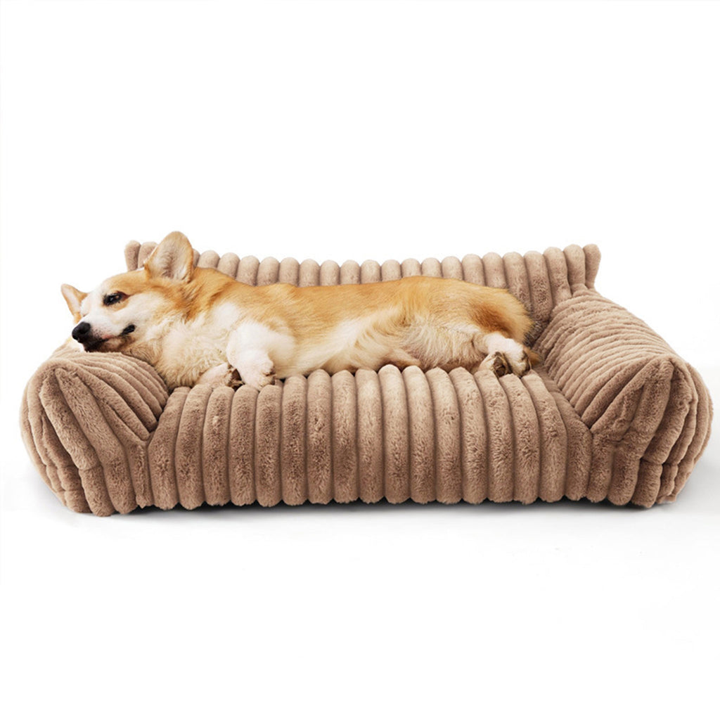 Luxury Removable Washable Mini Pet Sofa Couch, 3 Sizes Soft PP Cotton Sponge Dog Cat Bed