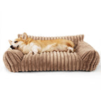 Luxury Removable Washable Mini Pet Sofa Couch, 3 Sizes Soft PP Cotton Sponge Dog Cat Bed