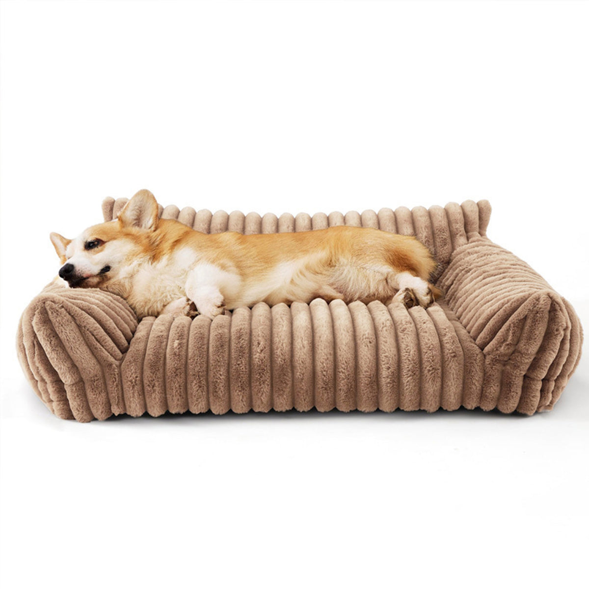 Luxury Removable Washable Mini Pet Sofa Couch, 3 Sizes Soft PP Cotton Sponge Dog Cat Bed