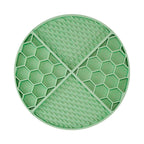Silicone Slow Feeder Mat for Dogs & Cats, 61 Suction Cups Anti‑Slip Puzzle Feeding Mat, Dual‑Height Ridge Design for Wet & Dry Food