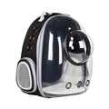Cat Space Backpack Carrier, Semi‑Shaded Privacy Clear Pet Travel Backpack, Breathable Carrier for Small Cats & Puppies Under 6kg