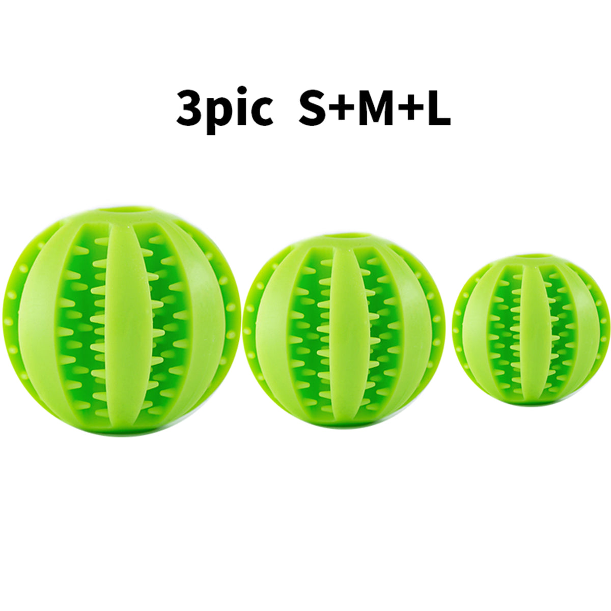 Watermelon‑Shaped TPR Treat Dispensing Ball, Interactive Chew Toy for Dogs & Cats, Slow Feeder Enrichment Toy, 3 Sizes Available