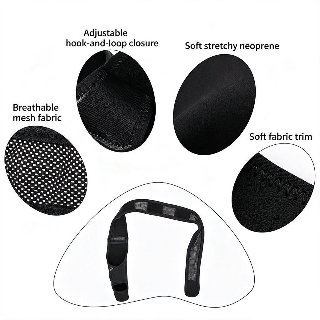 Adjustable Dog Leg Joint Knee Brace, Neoprene Canine Leg Support Sleeve for Injury Recovery, Post Surgery Protection & Arthritis Relief, Fits All Four Legs