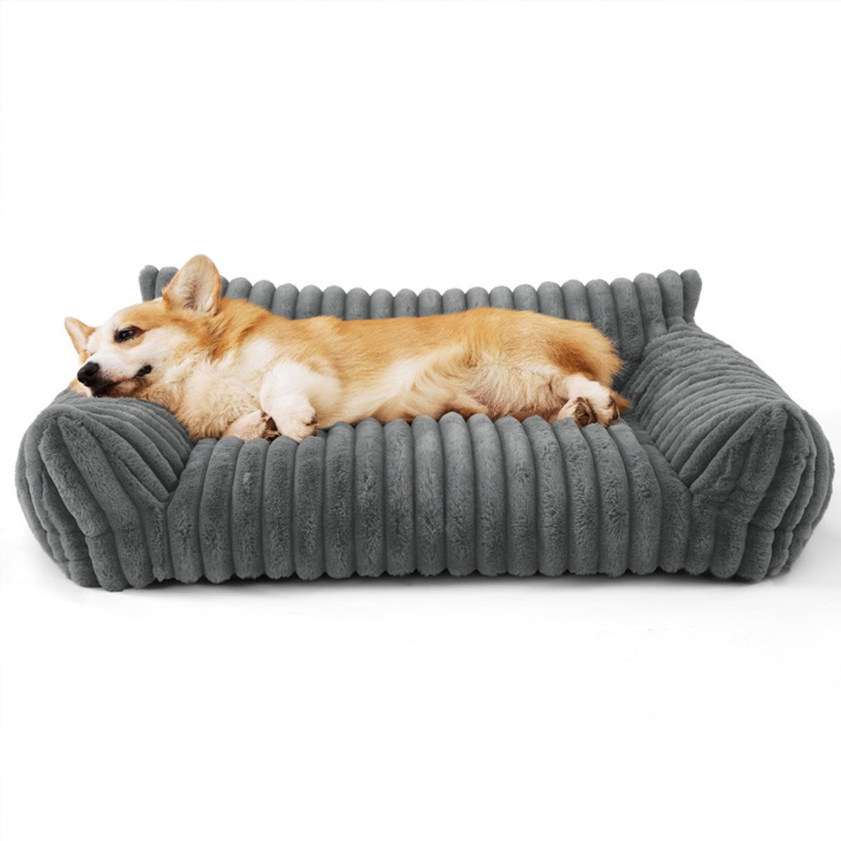 Luxury Removable Washable Mini Pet Sofa Couch, 3 Sizes Soft PP Cotton Sponge Dog Cat Bed