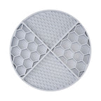 Silicone Slow Feeder Mat for Dogs & Cats, 61 Suction Cups Anti‑Slip Puzzle Feeding Mat, Dual‑Height Ridge Design for Wet & Dry Food