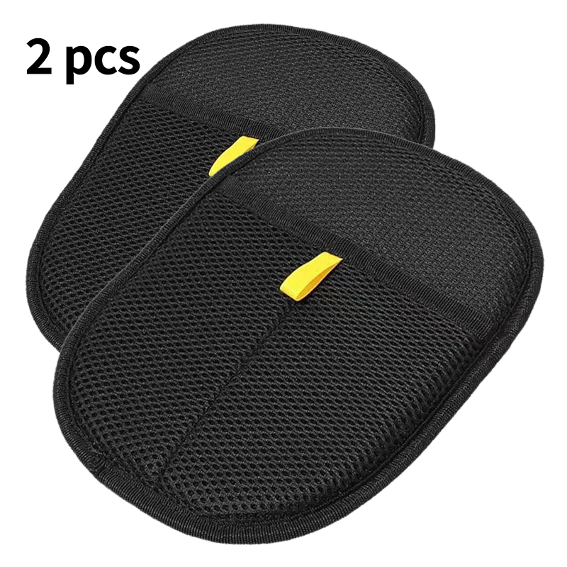 Pet Hair Removal Glove 2 Pack, Reusable Fur Cleaner for Clothes Couch Dog Cat Grooming
