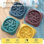 Slow Feeder Dog Bowl — Anti-Choke Pet Bowl with Non-Slip Base, Eco-Friendly PP, for Dogs & Cats