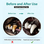 Durable Rubber Dog Chew Stick, Safe Teething Toy, Teeth Cleaning Interactive Play Toy for Medium Large Dogs