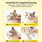 Pet Fine Tooth Face Comb, Gentle Grooming Comb for Cats & Small Dogs, for Tear Marks, Chin & Paw Area Grooming