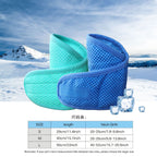 Adjustable Pet Cooling Neck Scarf, Reusable Evaporative Cool Wrap for Dogs & Cats, Velcro Fastener, Multi‑Purpose Neck or Head Wear, S/M/L Sizes