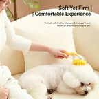 Silicone Pet Bath Brush | Shampoo Dispenser for Dogs & Cats