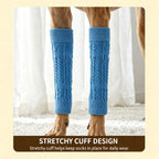 Knitted Dog Knee Leg Sleeves, Breathable Warm Anti-Slip Paw Protectors 4PCS S-XL