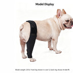 Adjustable Dog Leg Joint Knee Brace, Neoprene Canine Leg Support Sleeve for Injury Recovery, Post Surgery Protection & Arthritis Relief, Fits All Four Legs