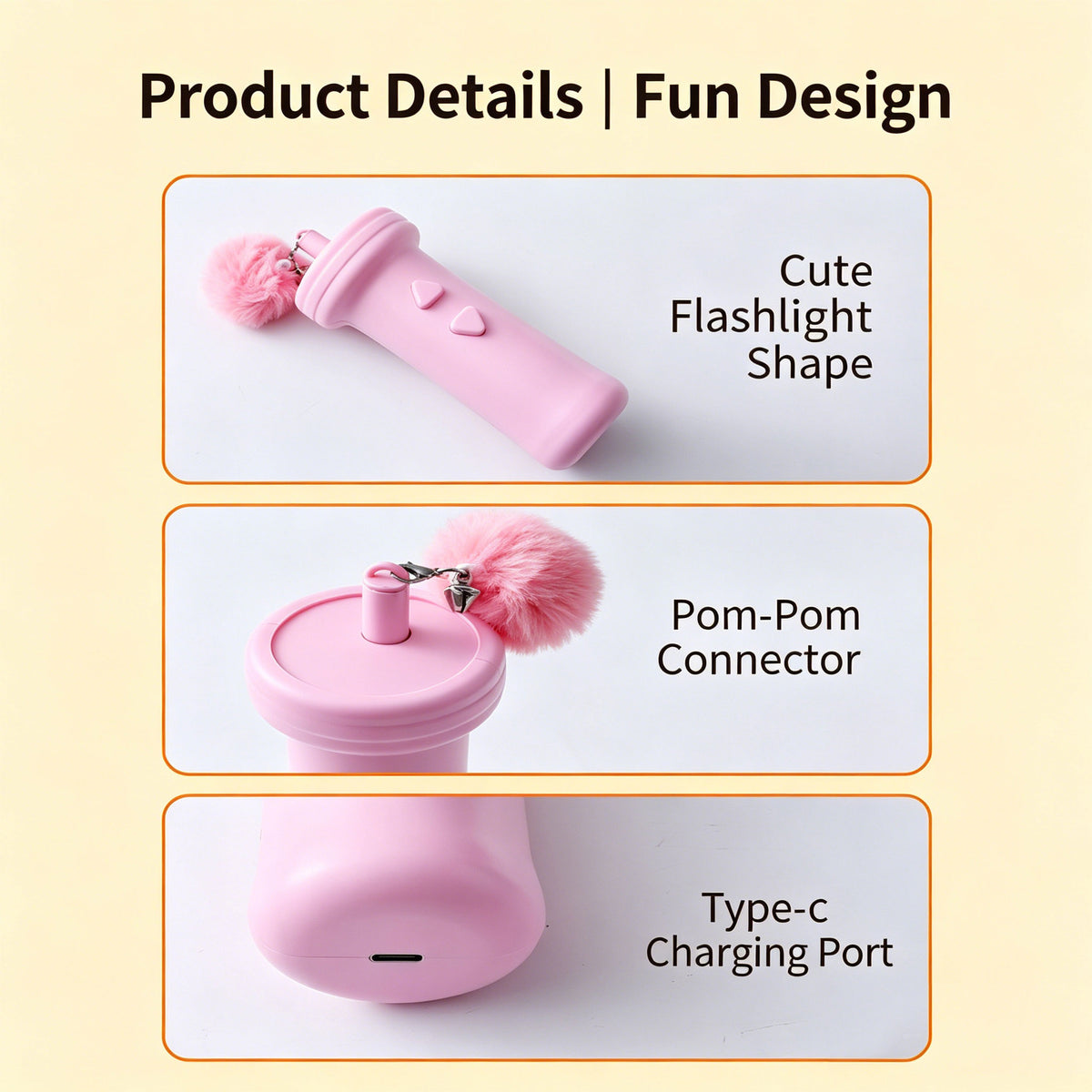 Interactive Electric Cat Teaser — Retractable String Toy with Pom-Pom