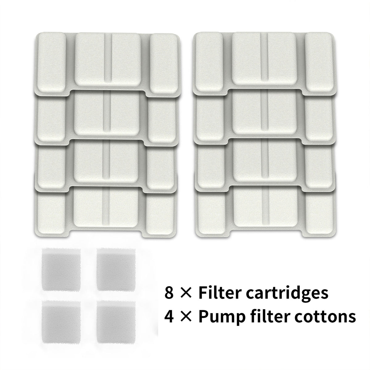 2L Pet Water Fountain, 304 Stainless Steel Automatic Water Dispenser for Cats & Dogs, Quiet Circulating Water Fountain with Bonus Filter Replacements 
