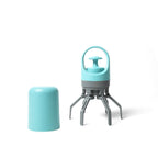 Foldable 6-Claw Pet Pooper Scooper, Cup-Shape Portable Waste Grabber with Built-in Waste Bag Dispenser, Zero-Contact Dog & Cat Poop Picker for Outdoor Walking