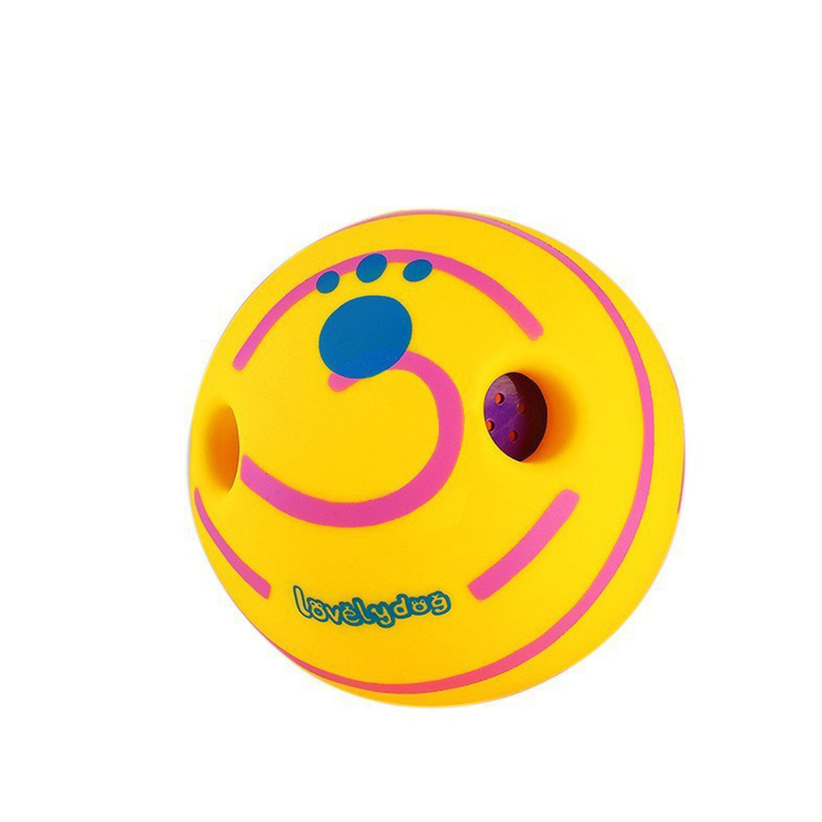 Interactive Dog Toy Ball, Shake & Chew Sound Making Toy for Indoor Outdoor Play, Enrichment Play Toy for Small Medium Large Dogs