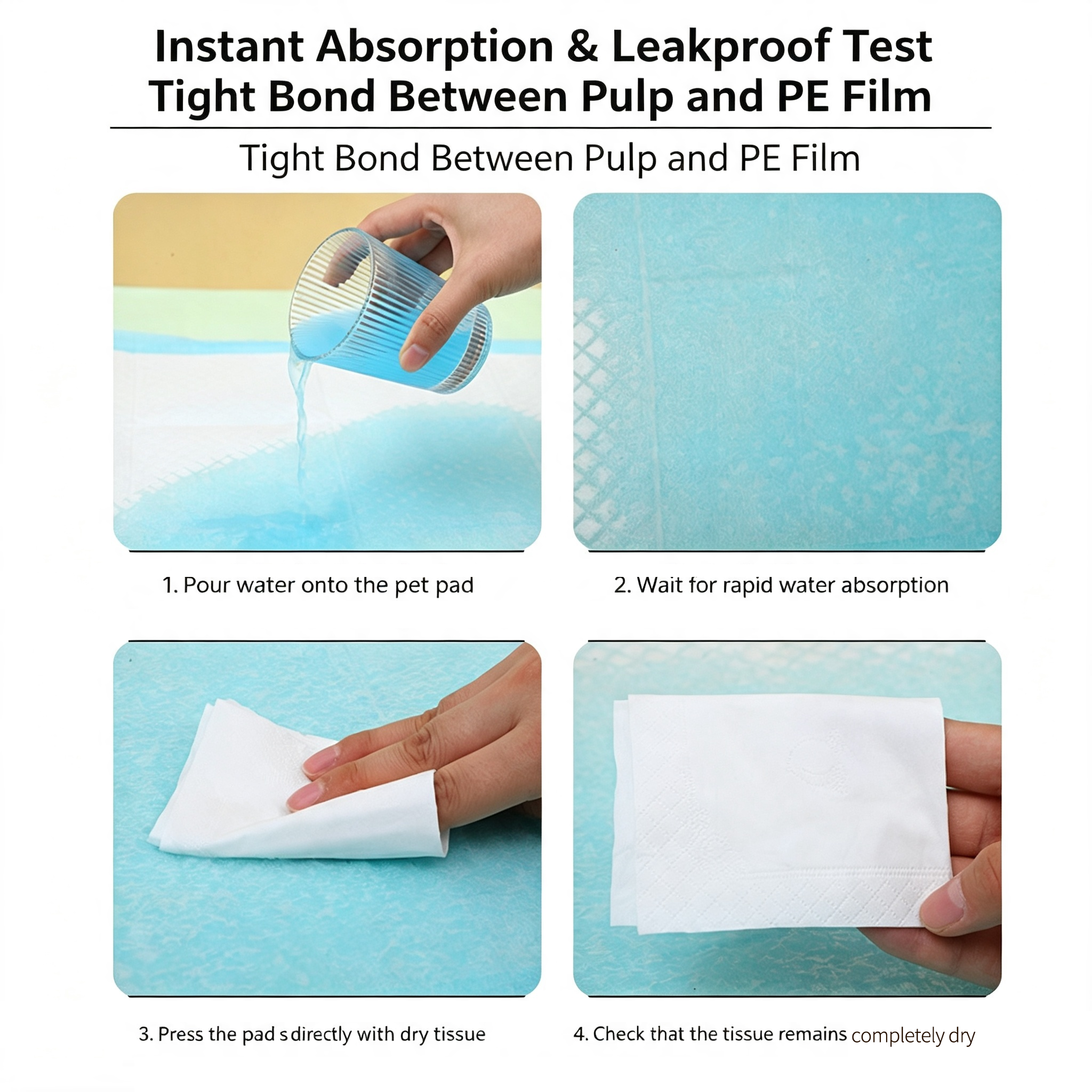 Disposable Pet Training Pads, Absorbent Puppy Pee Pads for Dogs & Cats, Leak-Proof Pet Underpads
