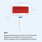 V‑Shaped Steel Pin Pet Grooming Comb, Gentle Loose Hair Remover, Daily Grooming Brush for Cats & Small Dogs