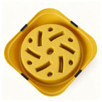 Slow Feeder Dog Bowl — Anti-Choke Pet Bowl with Non-Slip Base, Eco-Friendly PP, for Dogs & Cats