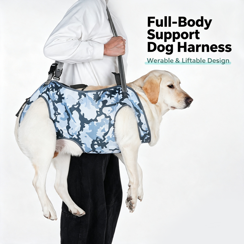 Full Body Support Dog Lift Harness | Mobility Aid for Senior, Injured & Disabled Dogs