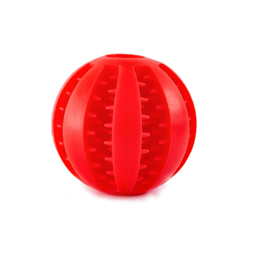Watermelon‑Shaped TPR Treat Dispensing Ball, Interactive Chew Toy for Dogs & Cats, Slow Feeder Enrichment Toy, 3 Sizes Available