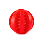 Watermelon‑Shaped TPR Treat Dispensing Ball, Interactive Chew Toy for Dogs & Cats, Slow Feeder Enrichment Toy, 3 Sizes Available