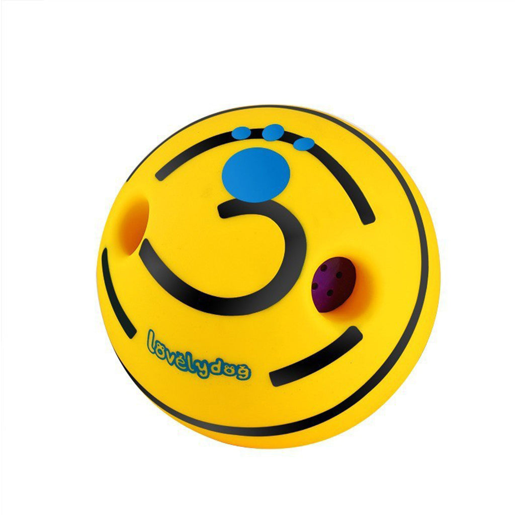 Interactive Dog Toy Ball, Shake & Chew Sound Making Toy for Indoor Outdoor Play, Enrichment Play Toy for Small Medium Large Dogs