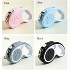 Retractable Dog Leash 16FT, U‑Shaped Anti‑Tangle Design, Heavy‑Duty Walking Leash with Alloy Hook for Small & Medium Dogs