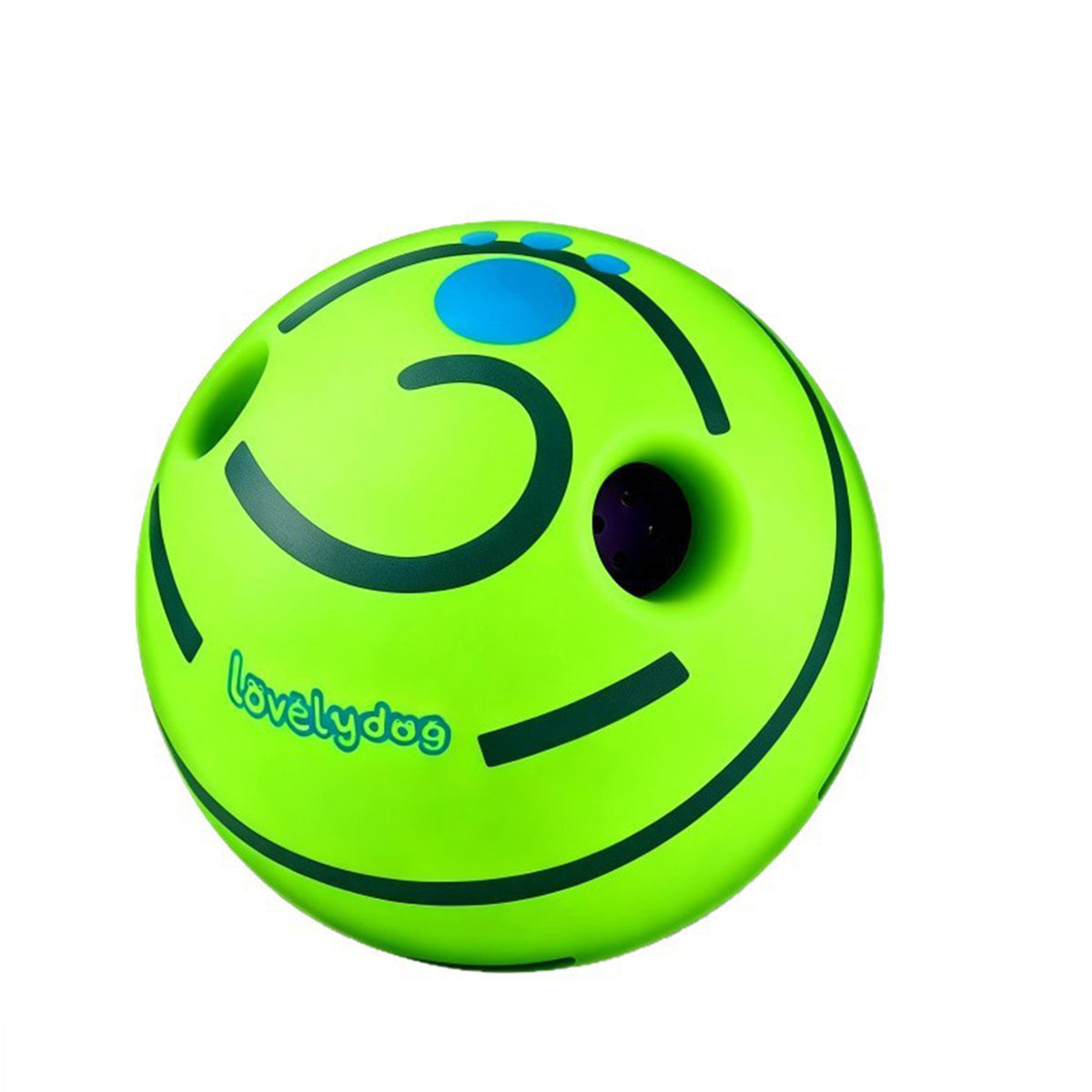 Interactive Dog Toy Ball, Shake & Chew Sound Making Toy for Indoor Outdoor Play, Enrichment Play Toy for Small Medium Large Dogs