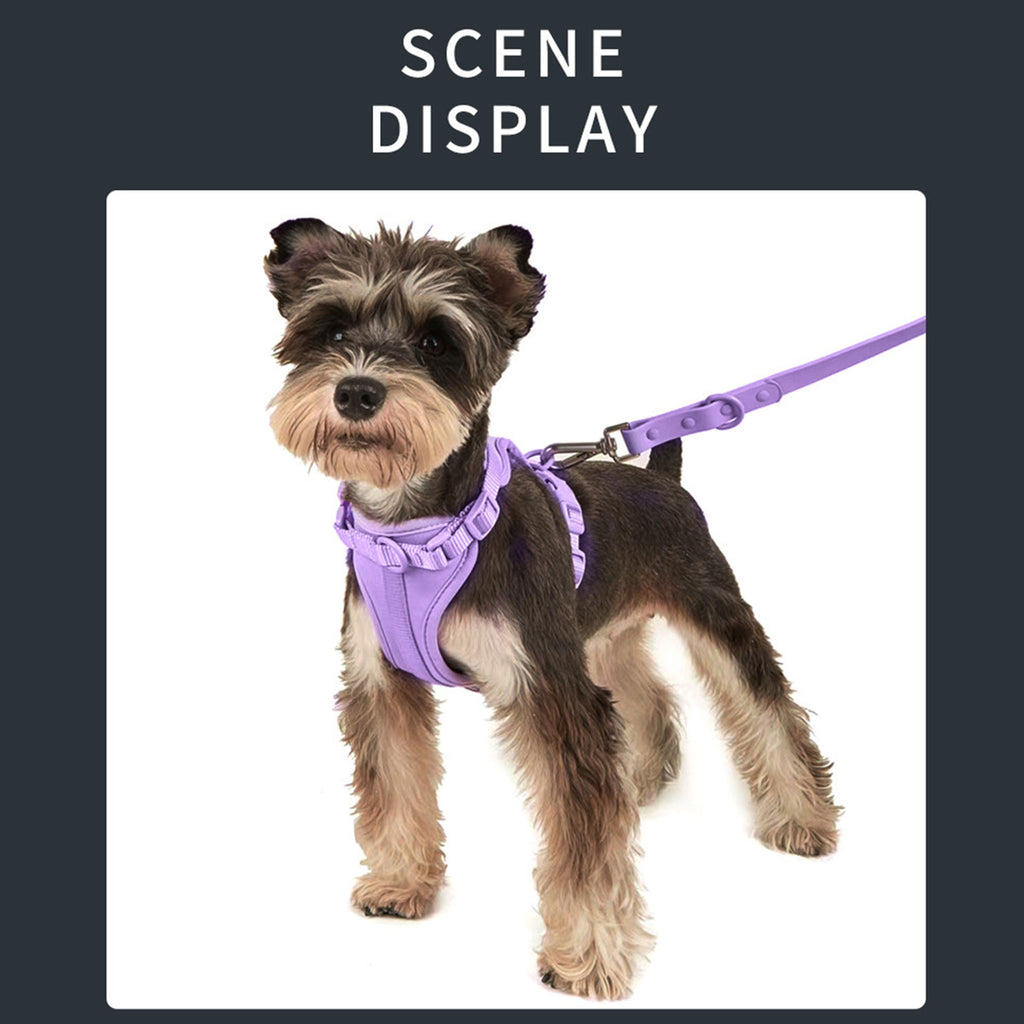 Anti-Escape Anti-Pull Dog Harness 4-Piece Set, Adjustable Breathable Pet Walking Kit with Collar, Leash & Poop Bag Dispenser, 15 Colors Available