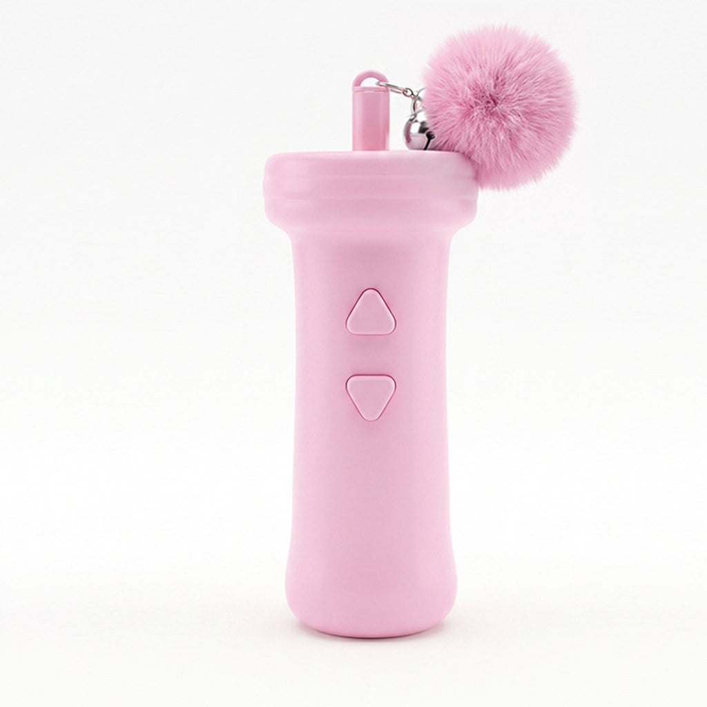 Interactive Electric Cat Teaser — Retractable String Toy with Pom-Pom