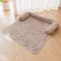 Pet Sofa Mat, Soft Plush Pet Couch Cover Mat, Non‑Slip Base Pet Cushion for Cats & Dogs for Home Furniture Protection
