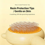 The Self-Cleaning Slicker Brush Cats & Dogs Actually Enjoy