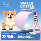 Portable Pet Water Bottle, Spherical Travel Dog Water Cup with Lanyard, Leak‑Proof Outdoor Drinking Dispenser for Walking Hiking Trips for Small Medium Dogs