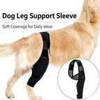 Adjustable Dog Leg Joint Knee Brace, Neoprene Canine Leg Support Sleeve for Injury Recovery, Post Surgery Protection & Arthritis Relief, Fits All Four Legs