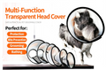 Transparent Elizabethan E‑Collar, Adjustable Recovery Cone for Dogs & Cats, 9 Sizes Available