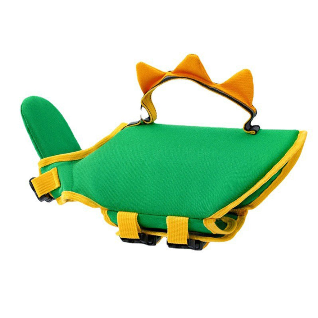 Cute Cartoon Dog Life Jacket | Bee, Duck & Crocodile Pet Swim Vest with Head Support, Reflective Rescue Handle & Leash D-Ring