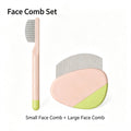 Pet Fine Tooth Face Comb, Gentle Grooming Comb for Cats & Small Dogs, for Tear Marks, Chin & Paw Area Grooming