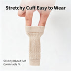 Knitted Dog Knee Leg Sleeves, Breathable Warm Anti-Slip Paw Protectors 4PCS S-XL